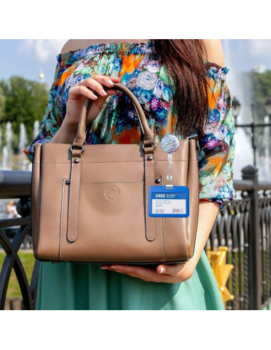 Paquete de 4 Clips de Insignia Retráctiles Yuntop 61cm