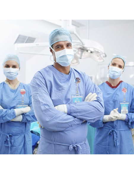 Paquete de 4 Clips de Insignia Retráctiles Yuntop 61cm