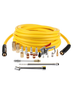 Hromee Kit de Accesorios de Aire 19 Piezas 7,62 m Manguera