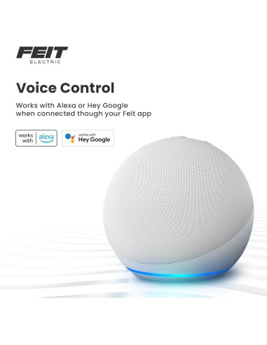 Bombilla Inteligente ST21 Feit Electric 6W RGBW Regulable 3 Unidades