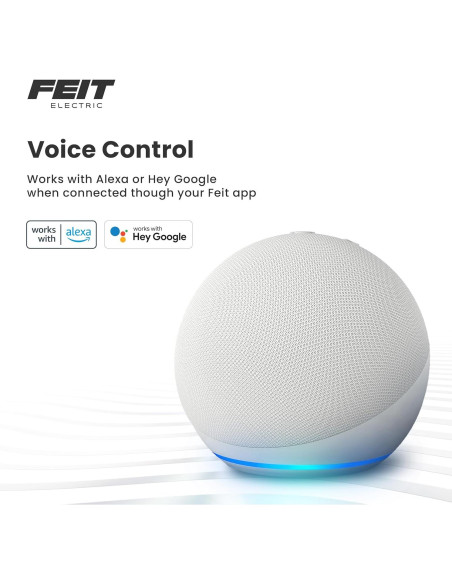 Bombilla Inteligente ST21 Feit Electric 6W RGBW Regulable 3 Unidades