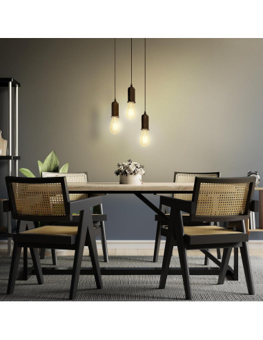 Bombilla Inteligente ST21 Feit Electric 6W RGBW Regulable 3 Unidades