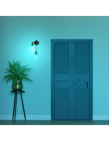 Bombilla Inteligente ST21 Feit Electric 6W RGBW Regulable 3 Unidades