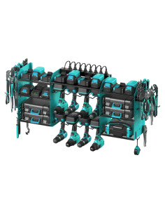 Estación de Carga de Herramientas CCCEI Azul 99 cm 8 Soportes