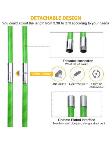 Podadora de Poste Likeem 8,23 m con Hoja de Acero