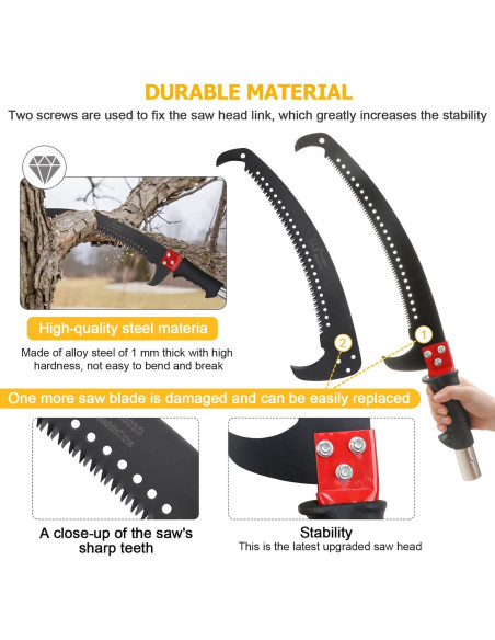 Podadora de Poste Likeem 8,23 m con Hoja de Acero