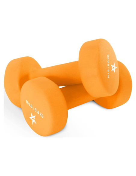 Pesas de Mano Neopreno Yes4All 6.8 kg Antideslizantes Hexagonales