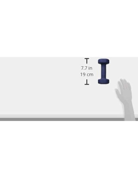 Pesas de Mano Neopreno Yes4All 6.8 kg Antideslizantes Hexagonales