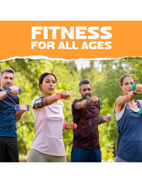 Pesas de Mano Neopreno Yes4All 6.8 kg Antideslizantes Hexagonales