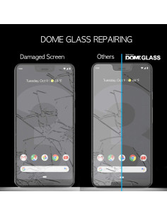 Protector de Pantalla Vidrio Templado Dome Glass para Google Pixel 3XL 2