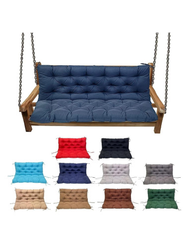 Cojín de Reemplazo para Columpio YXMKJOS 3 Plazas Impermeable