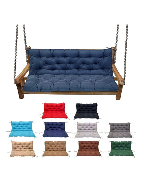 Cojín de Reemplazo para Columpio YXMKJOS 3 Plazas Impermeable