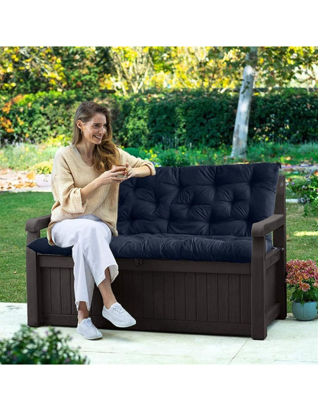 Cojín de Reemplazo para Columpio YXMKJOS 3 Plazas Impermeable