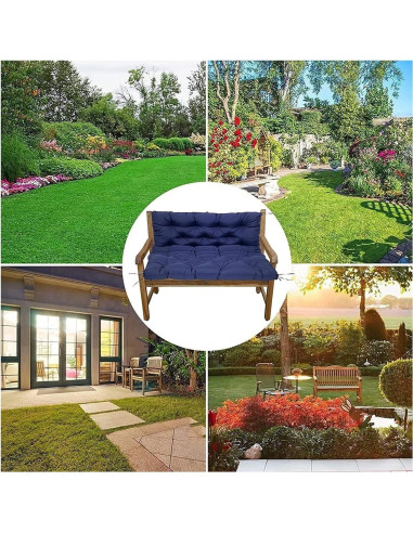 Cojín de Reemplazo para Columpio YXMKJOS 3 Plazas Impermeable