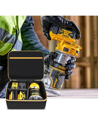 Funda para Router DEWALT 20V Max XR y Makita 18V LXT
