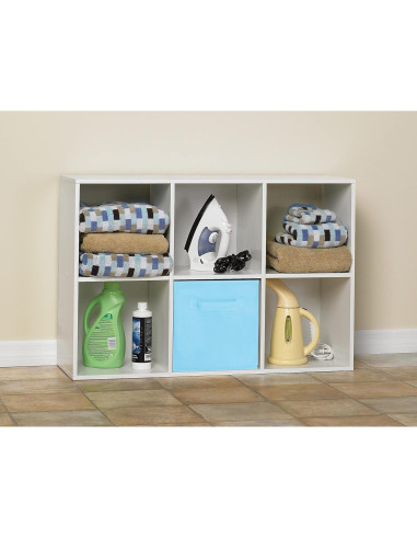 Organizador de Almacenamiento ClosetMaid Cubeicals 6 Cubos Blanco