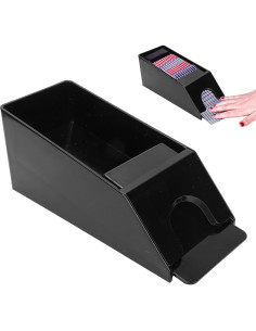 Barajador de Cartas Pissente Manual 1-6 Barajas Negro 2