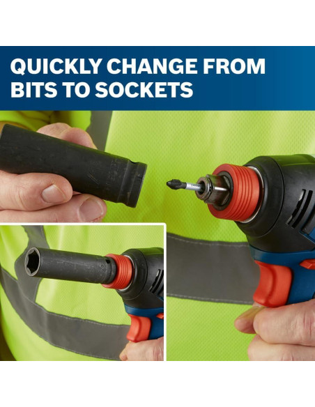 Destornillador Impacto Bosch GDX18V-1860CN 18V 1/4 y 1/2