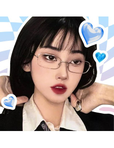 Gafas de Moda TJUTR Transparentes con Bloqueo Luz Azul 2