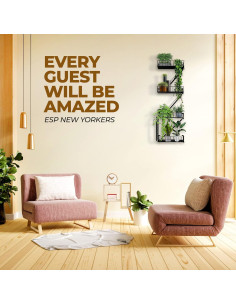 Estante de Pared de Escape de Fuego VERSATILE KAS Negro 4 Niveles 2