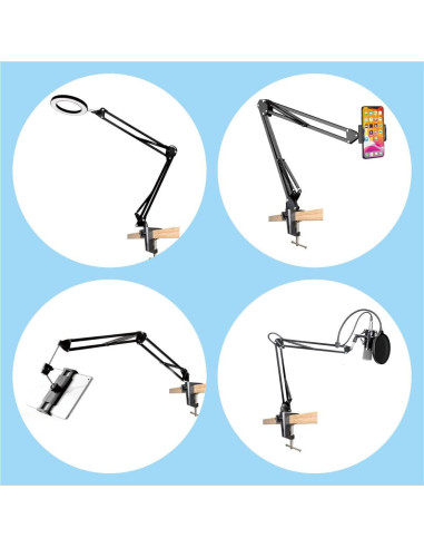 Abrazaderas C de Reemplazo XINME 2-Pack para Lámparas y Micrófonos