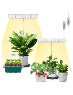 Luz de Crecimiento LED LORDEM 2 Paquete Ajustable 10W