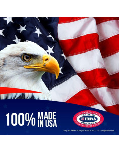 Bandera Americana 3x5 Hecha en EE. UU. Rushmore Rose FMAA 2