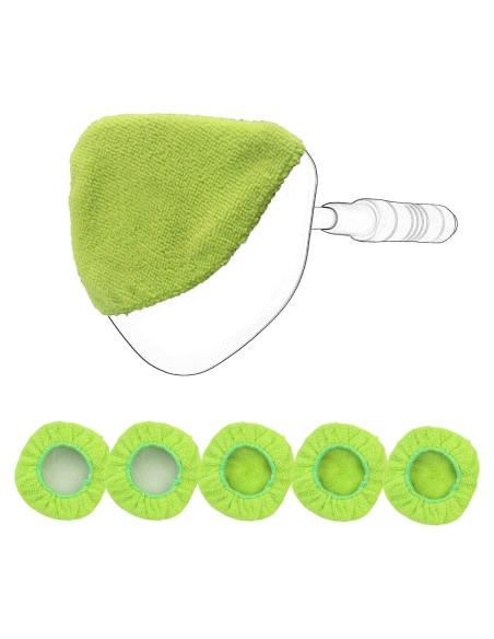 Almohadillas de Microfibra XINDELL - Paquete de 5 Repuestos Verde