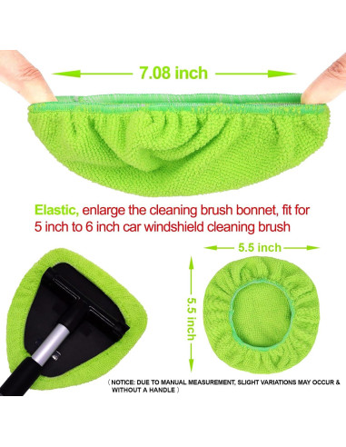 Almohadillas de Microfibra XINDELL - Paquete de 5 Repuestos Verde