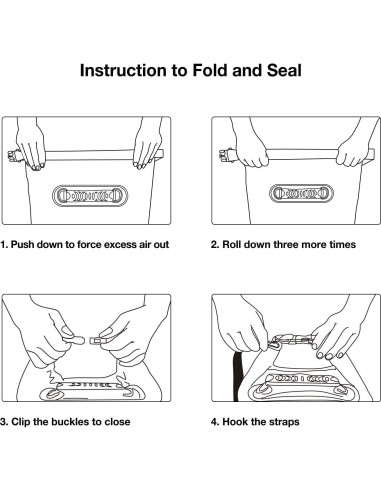 Mochila Flotante Impermeable Piscifun 10L Amarillo con Funda
