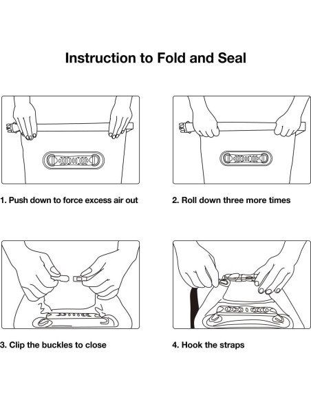 Mochila Flotante Impermeable Piscifun 10L Amarillo con Funda