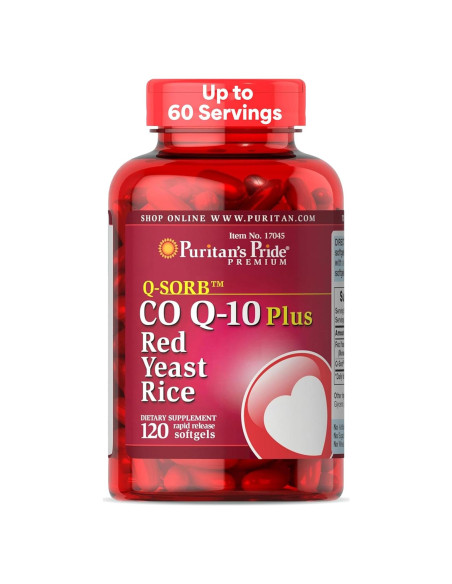 Suplemento Coenzima Q10 Puritan's Pride 120 Cápsulas 120mg