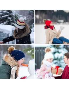 20 Pompones de Piel Sintética Cosweet 11.43 cm para Manualidades 2