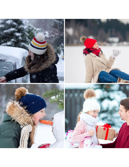 20 Pompones de Piel Sintética Cosweet 11.43 cm para Manualidades