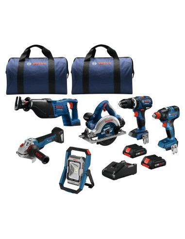 Kit de 6 Herramientas Bosch GXL18V-601B25 18V con Baterías