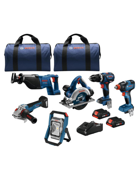 Kit de 6 Herramientas Bosch GXL18V-601B25 18V con Baterías