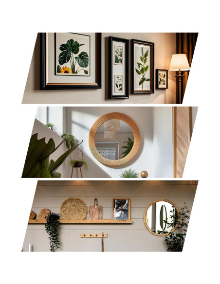 20 Ganchos de Yeso LZC para Colgar Cuadros hasta 18kg