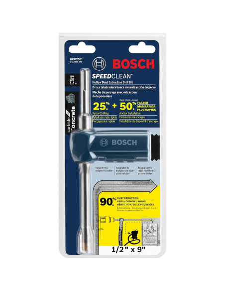 Broca Bosch HCD2081 1/2" x 23 cm SDS-plus Extracción de Polvo