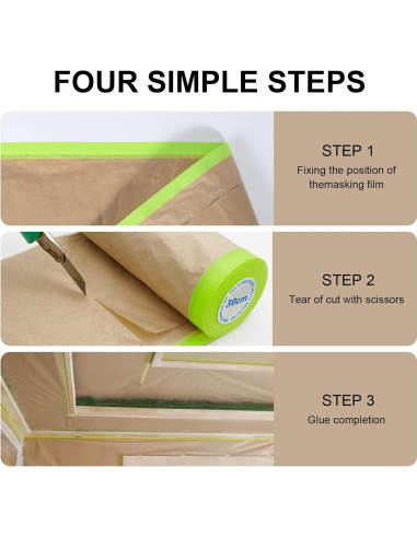 Cinta de Enmascarar VECOPE 30.48cm x 15.24m para Pintura