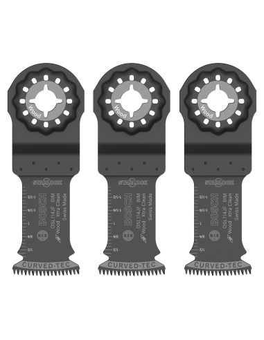 Cuchillas Oscilantes Bosch OSL114JF-3 Bi-Metal 3 Piezas 3,18 cm