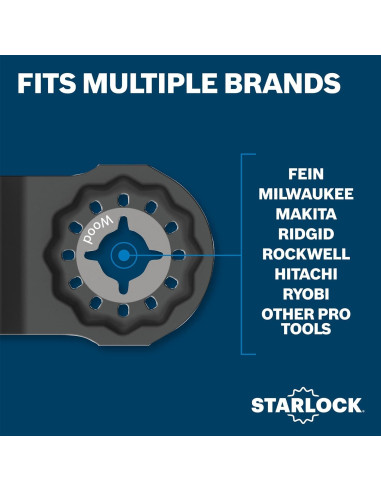 Cuchillas Oscilantes Bosch OSL114JF-3 Bi-Metal 3 Piezas 3,18 cm