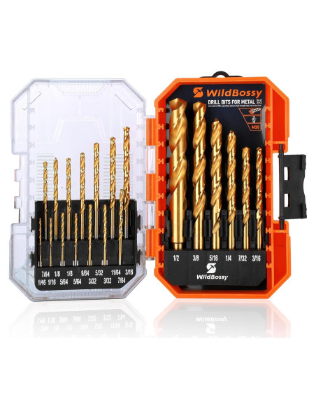 Juego de Brocas de Cobalto M35 20PCS para Metal con Estuche