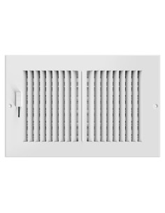 Rejilla de Ventilación AC Infinity 15 x 25 cm, Reemplazo HVAC Blanco