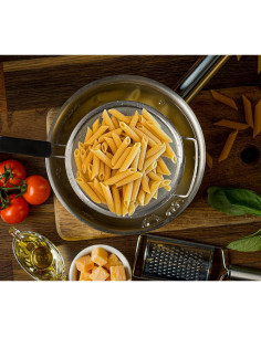 Colador de Malla Fina 23 cm KAFOOR con Mango de Caucho 2