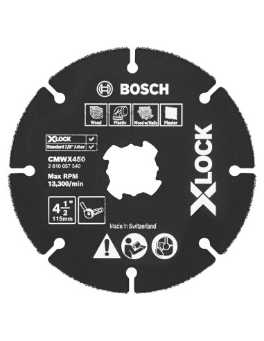 Rueda Multi-Carburo BOSCH CMWX450 11.43 cm X-LOCK
