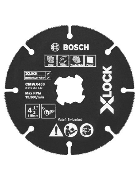 Rueda Multi-Carburo BOSCH CMWX450 11.43 cm X-LOCK Rueda Multi-Carburo BOSCH CMWX450 11.43 cm X-LOCK