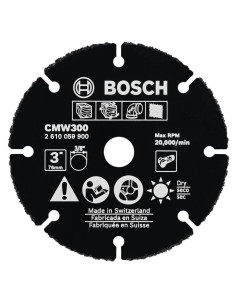 Rueda Múltiple Carburo Bosch CMW300 76 mm para Amoladora