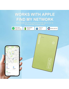 Tarjeta de seguimiento SMART LB para billetera - Verde, Bluetooth 2
