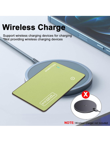 Tarjeta de seguimiento SMART LB para billetera - Verde, Bluetooth