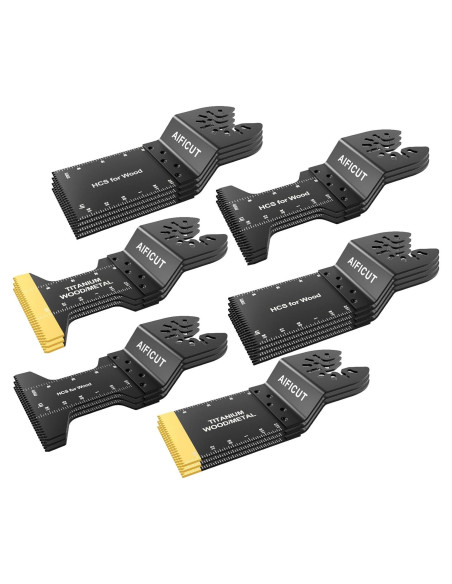 20 Hojas Sable Oscilante AIFICUT para Madera y Metal